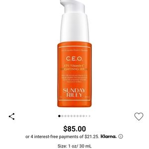 Sunday Riley C.E.O brightening serum